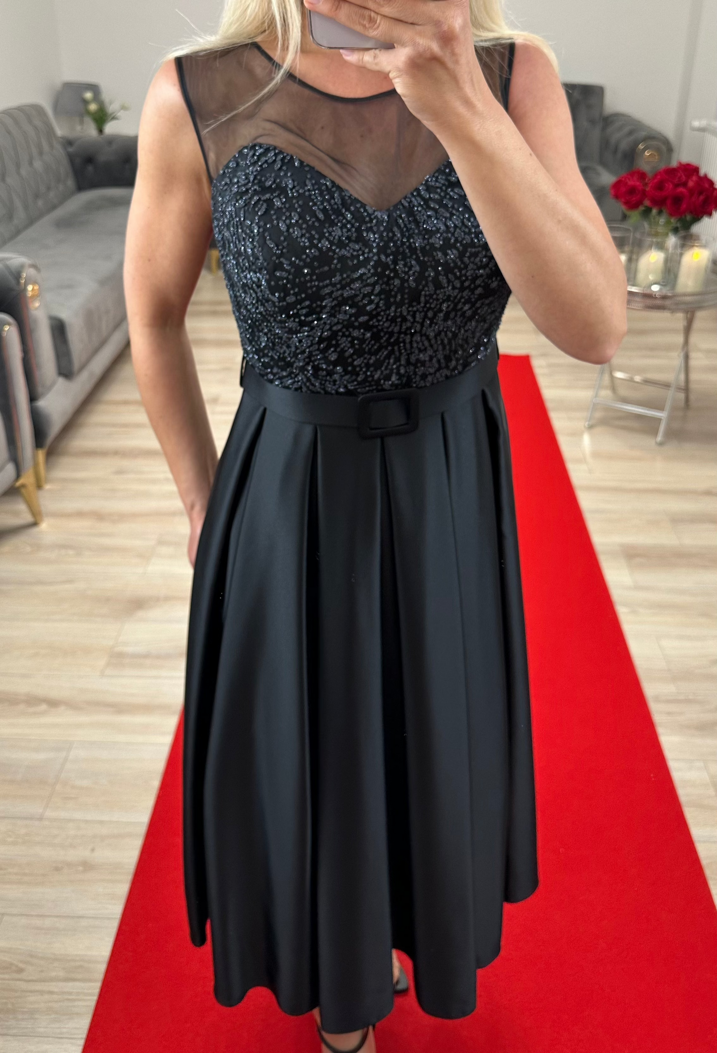Cocktail Kleid Schwarz