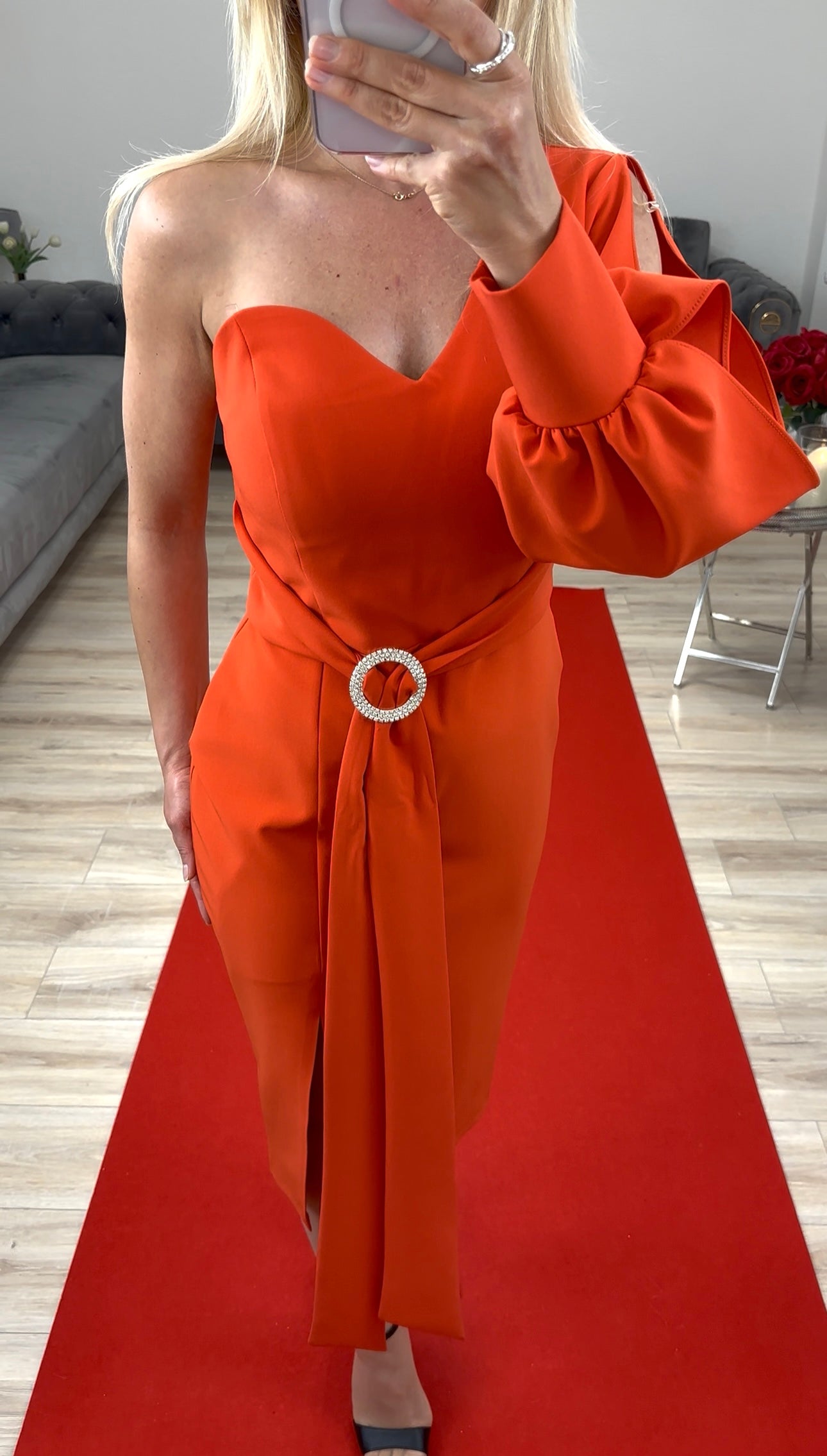 Cocktail Dress Orange