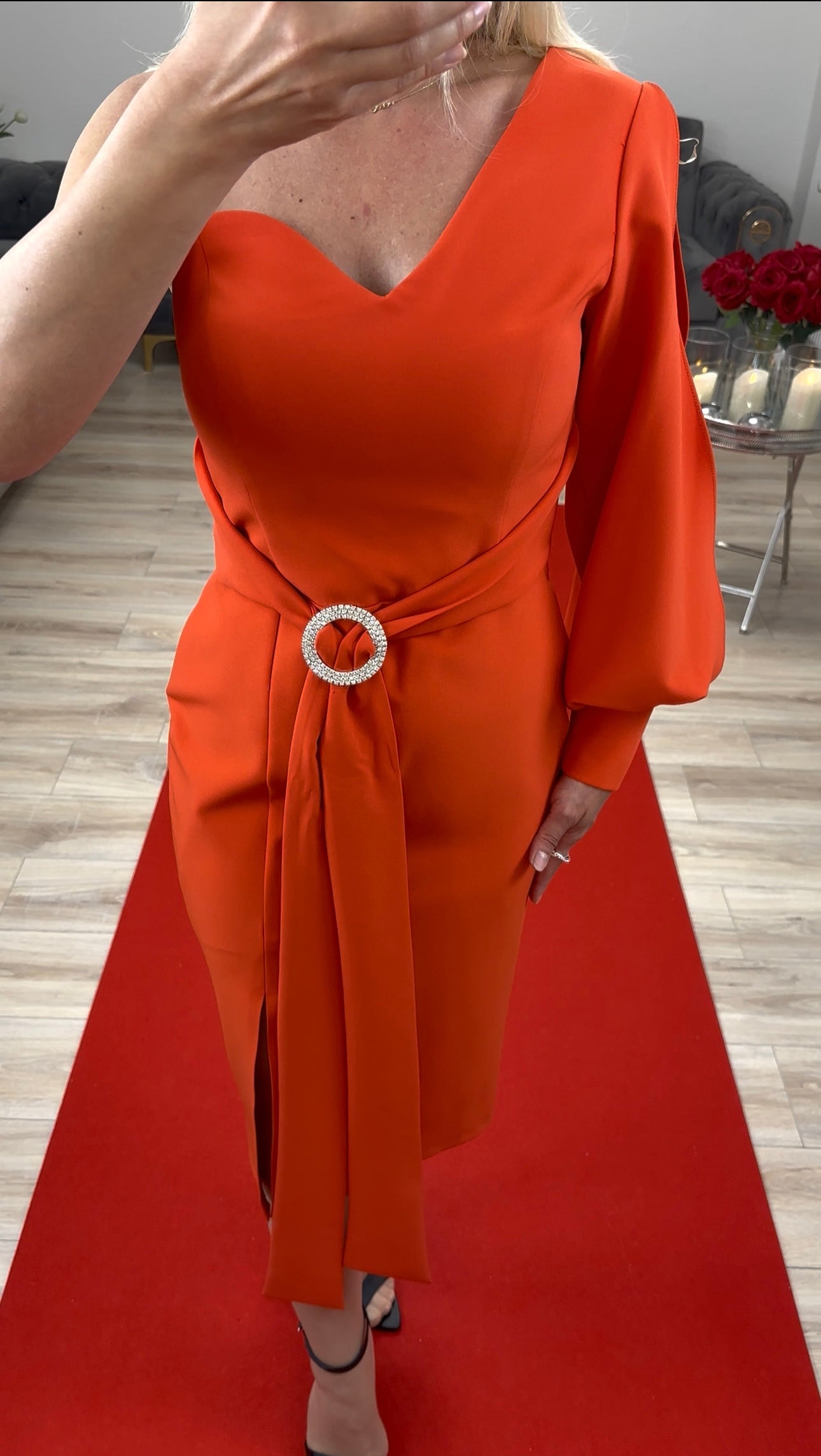 Cocktail Dress Orange