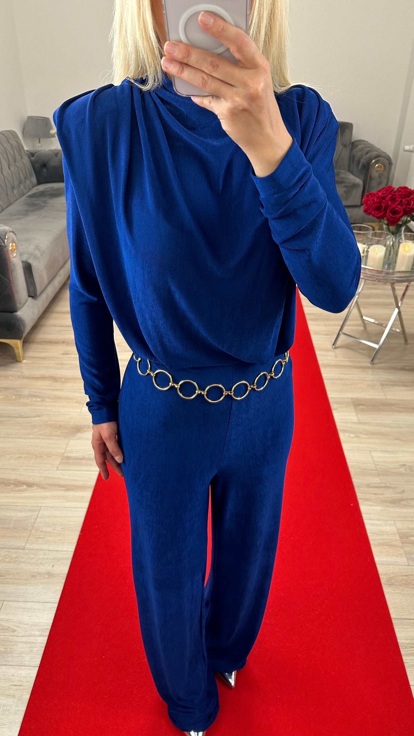 Overall Royalblau