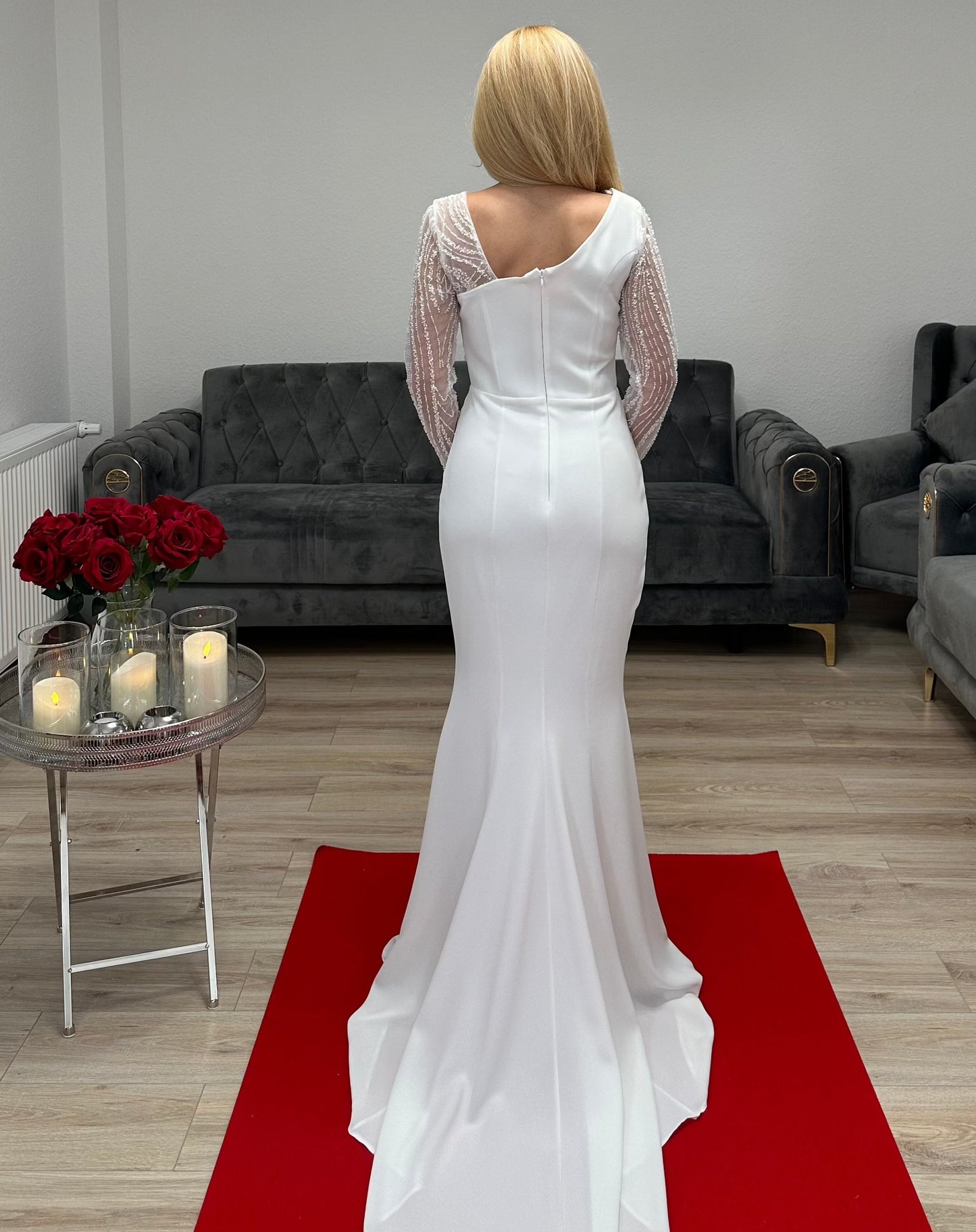 Standesamt Kleid mit Ärmel