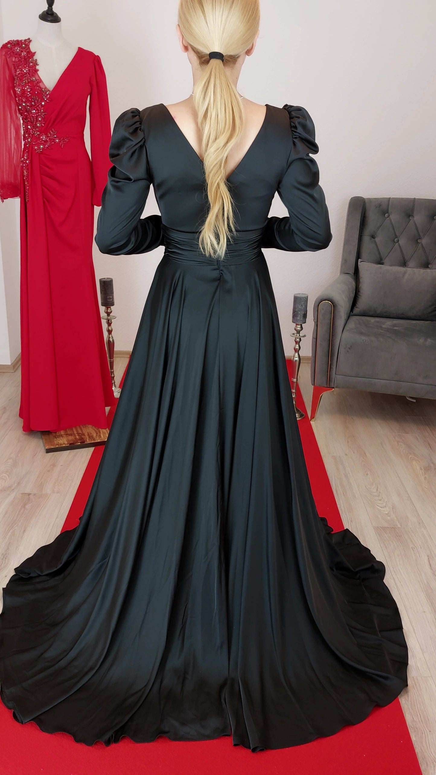 Abendkleid Schwarz