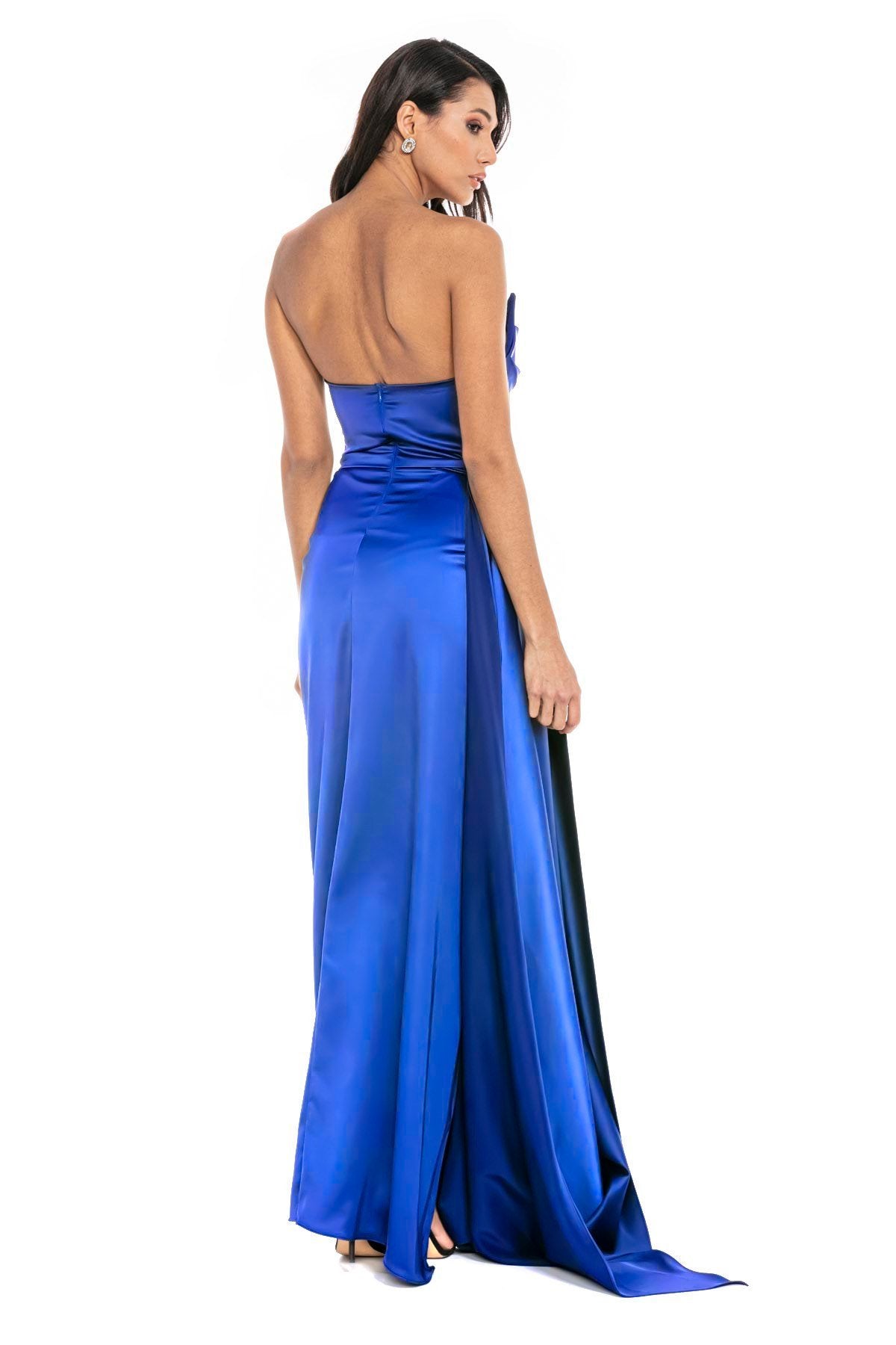 Abendkleid Corsage Blau