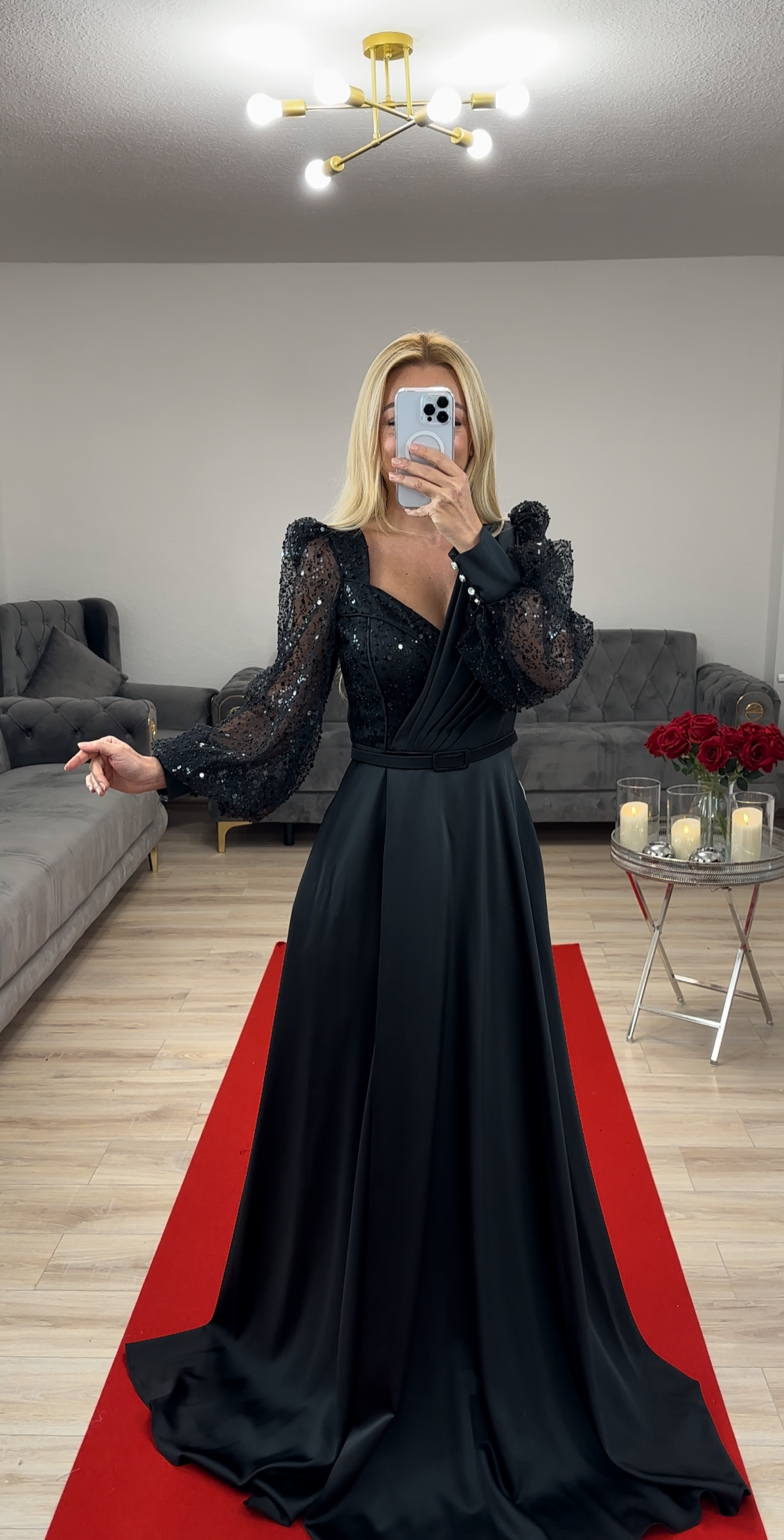 Abendkleid Schwarz