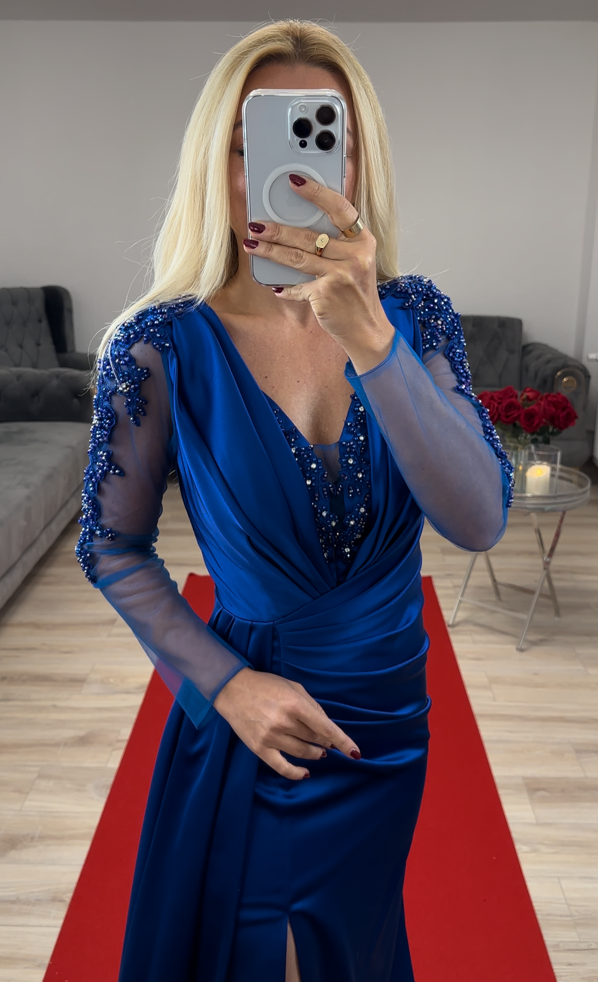 Abendkleid Blau