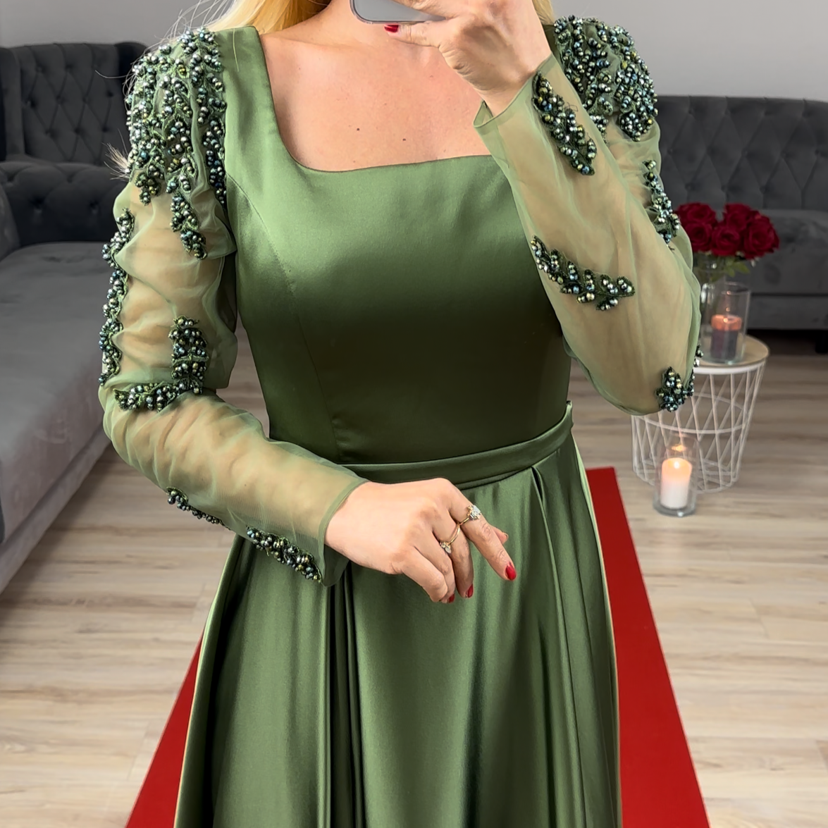 Abendkleid Grün