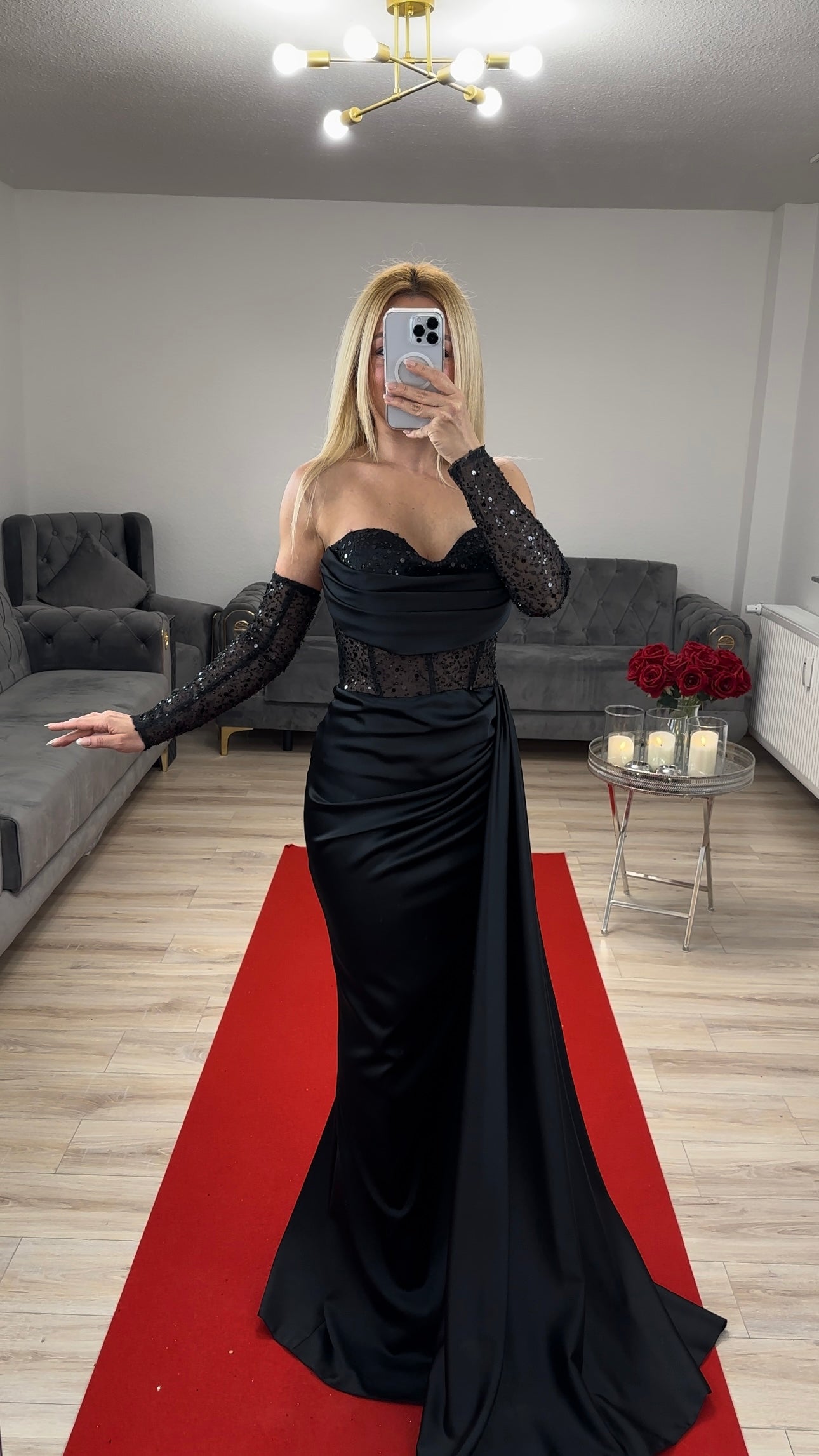 Abendkleid Schwarz