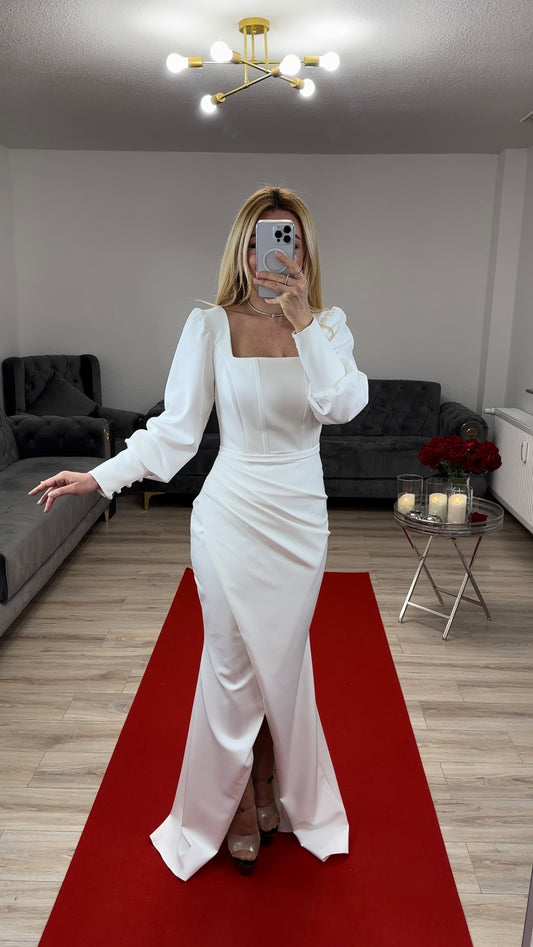 Standesamt Kleid Weiss