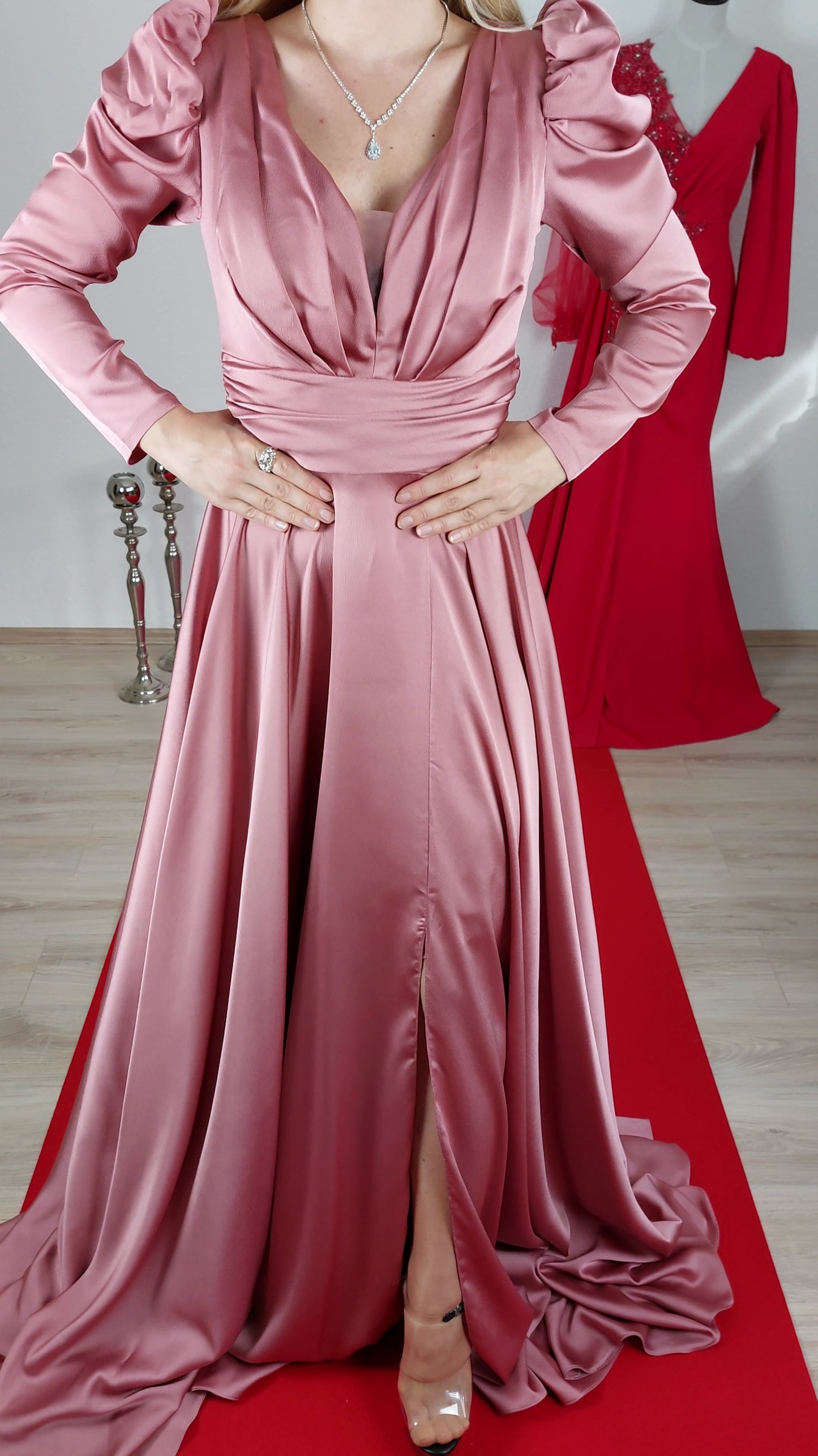 Abendkleid Rosa