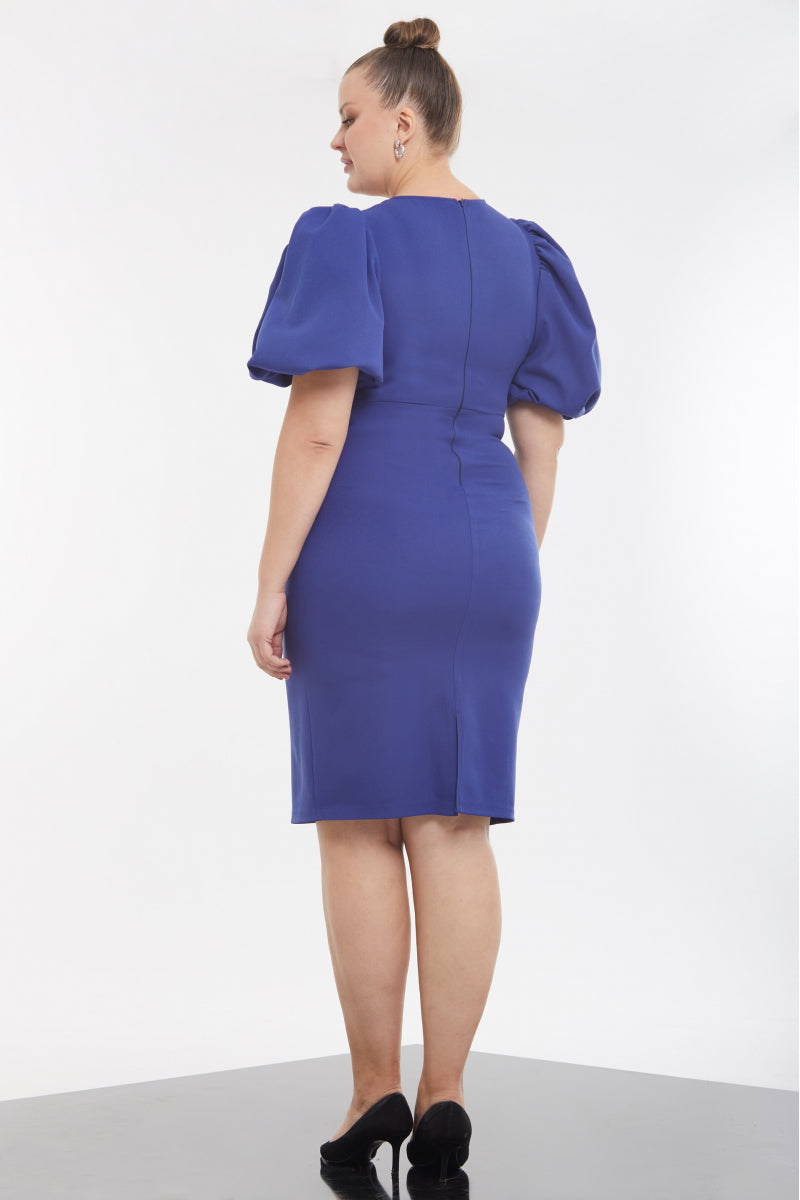 Midikleid Blau